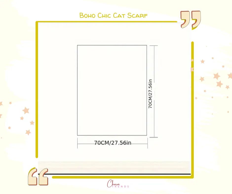 Boho Chic Cat Scarf