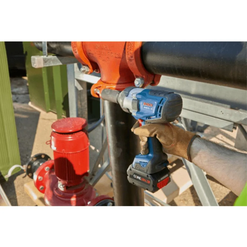 Bosch GDS18V-770N 18V BITURBO Brushless 3/4" Impact Wrench w/ Friction Ring & Thru Hole (Bare Tool)