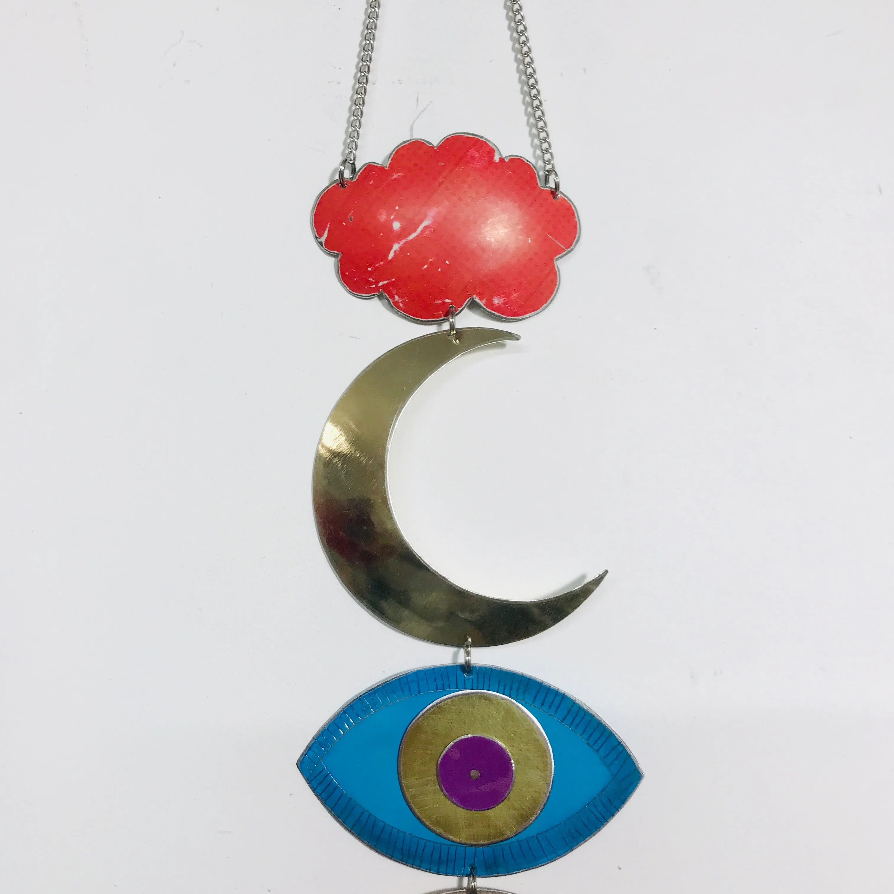 Bright Blue Protective Eye Talisman Wall Hanging