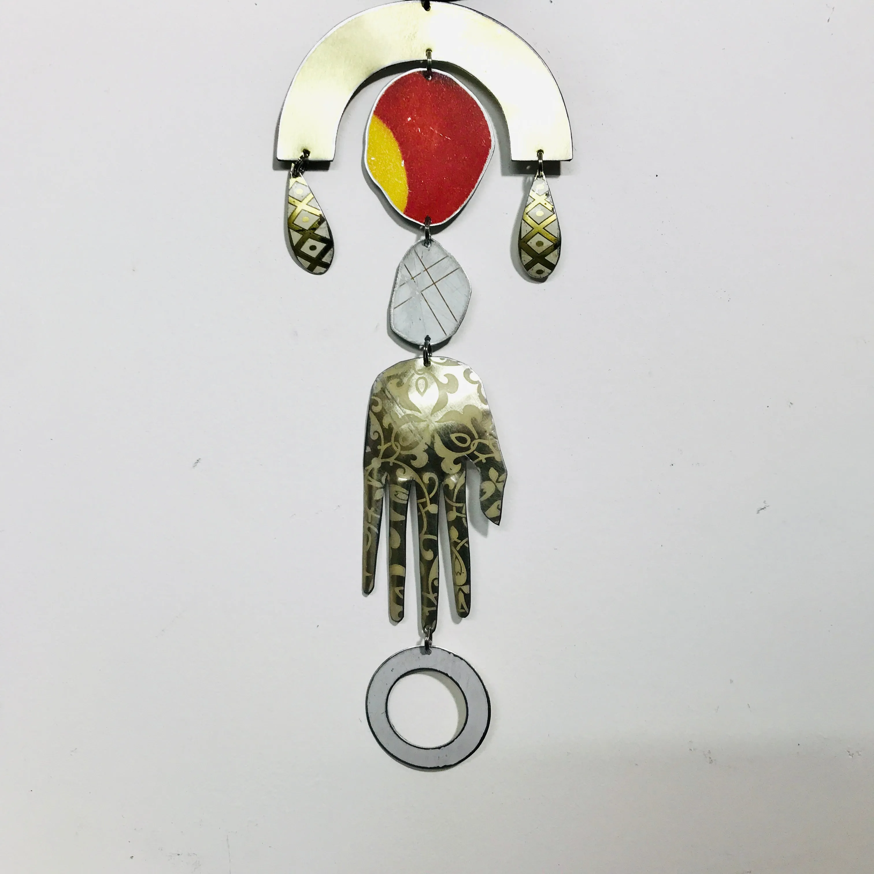 Bright Blue Protective Eye Talisman Wall Hanging