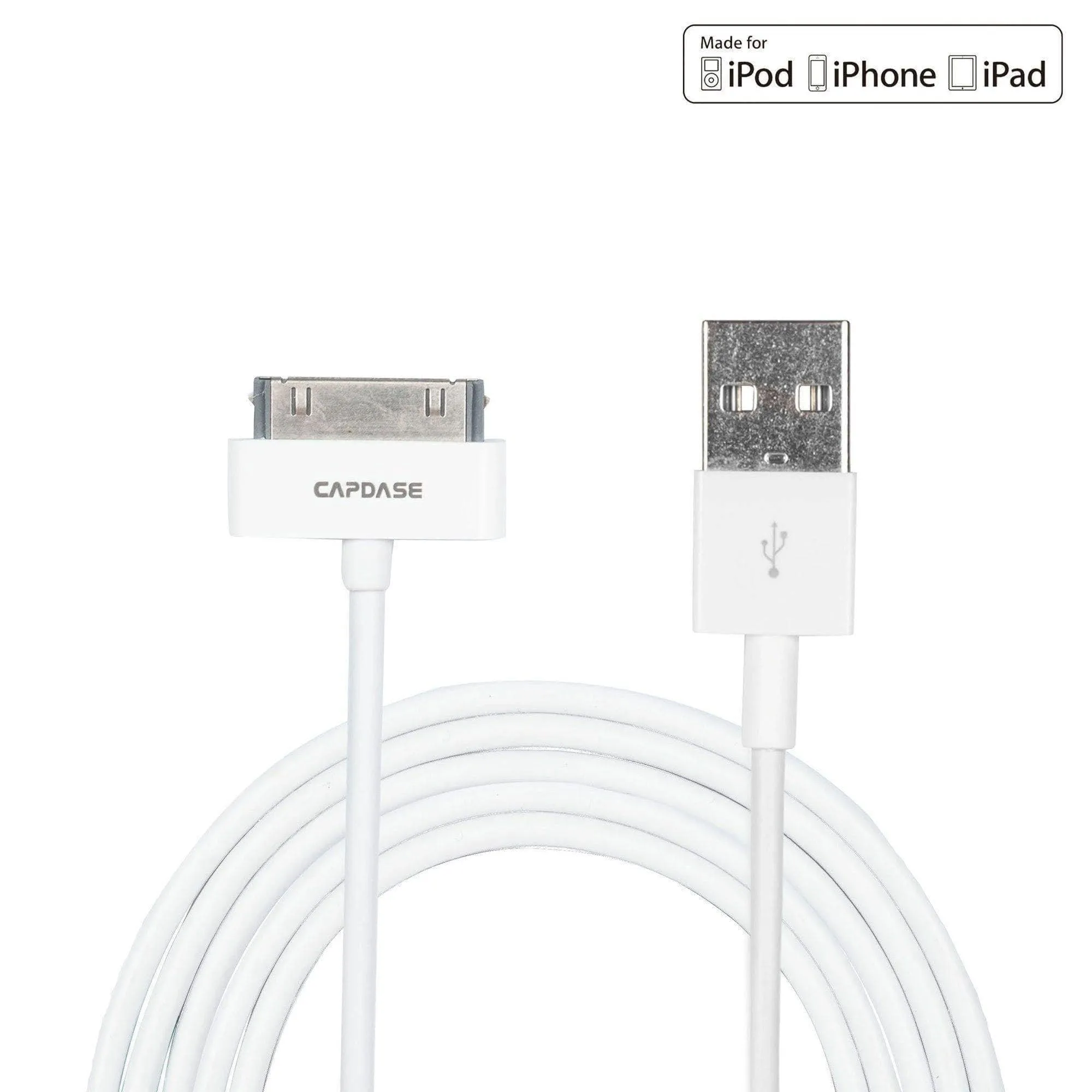 CAPDASE HCCB-P002 30-PIN SYNC AND CHARGE CABLE For iPhone 4s iPad 2, 3