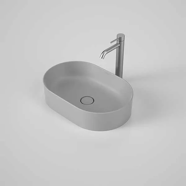 Caroma Liano II 530mm Pill Above Counter Basin Matte Grey