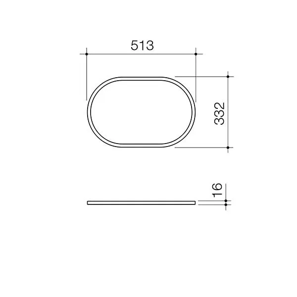 Caroma Liano II 530mm Pill Above Counter Basin Matte Pink