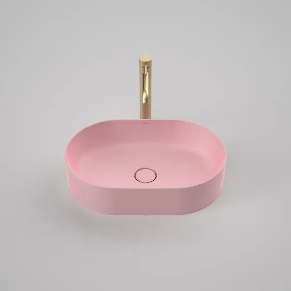 Caroma Liano II 530mm Pill Above Counter Basin Matte Pink