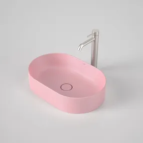 Caroma Liano II 530mm Pill Above Counter Basin Matte Pink
