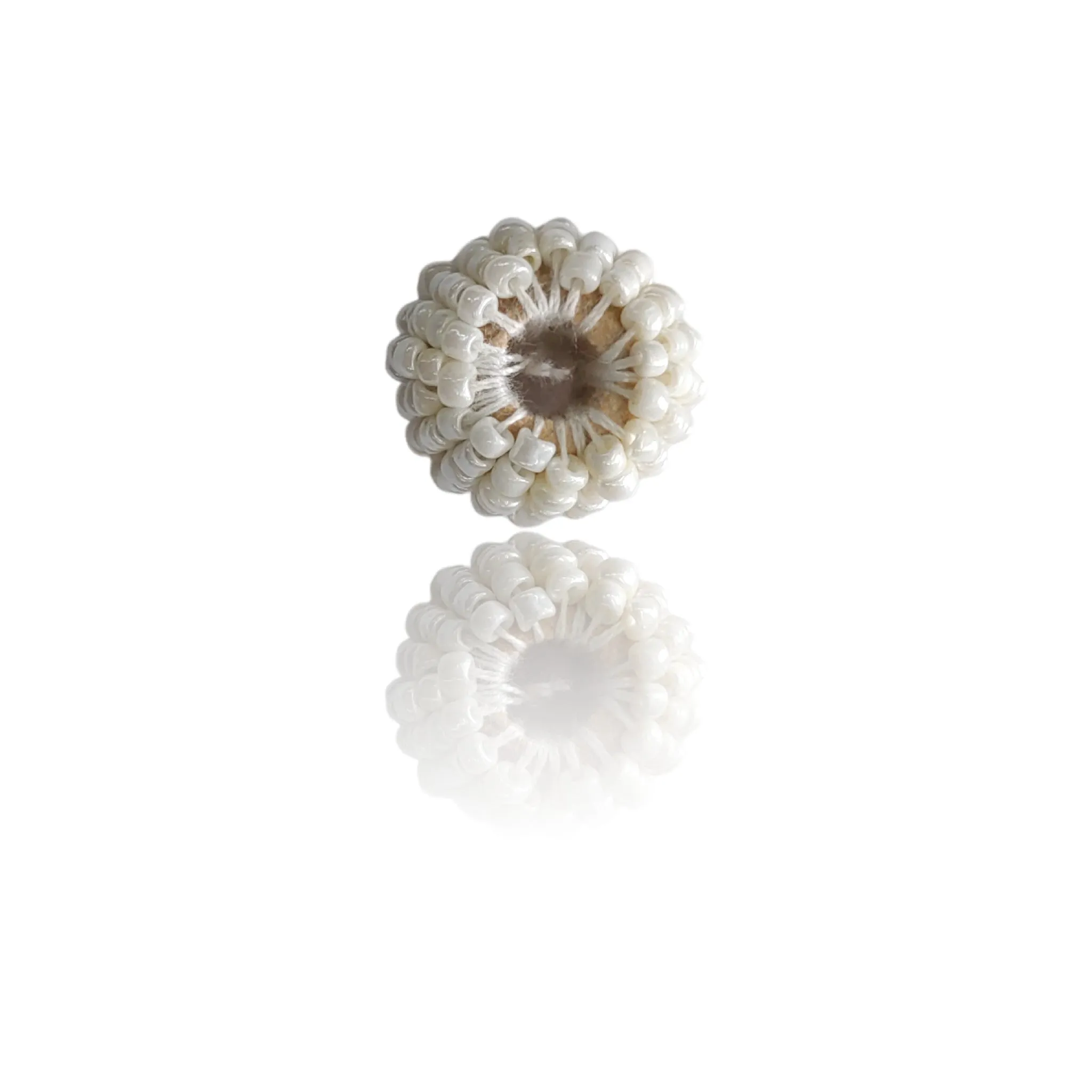Cheed Ball Motif for Rakhi, Jewelry making, Craft or Decor, 12mm, Ivory