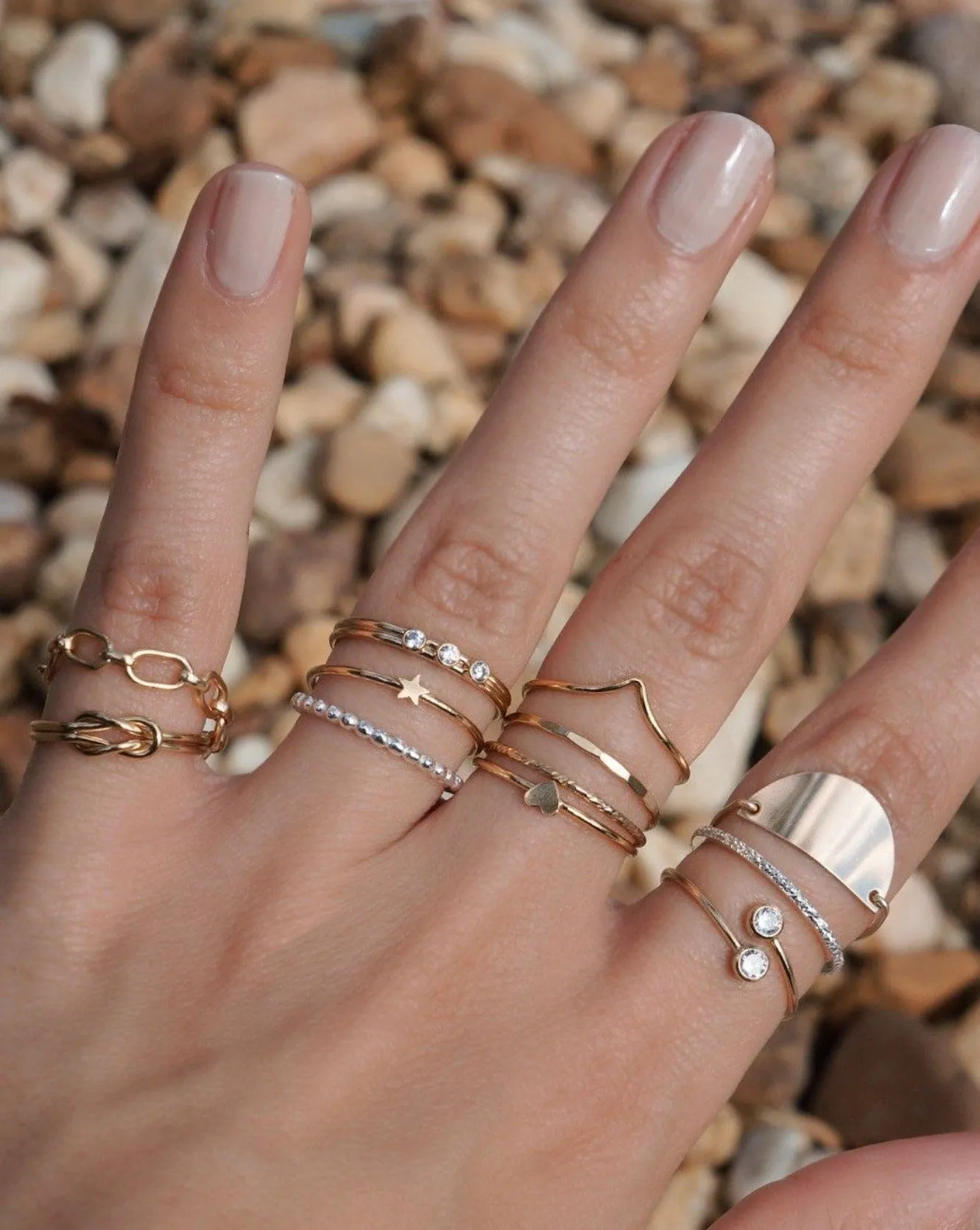 Chevron Rings