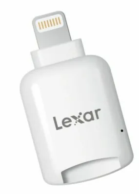 [CLEARANCE] Lexar LRWMLBAP MicroSD Memory Card Reader with Lightning Connector for iOS Devices