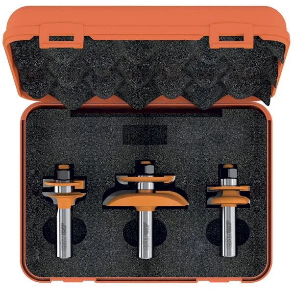 CMT Orange Tool 800.522.11 3-PIECE OGEE JUNIOR RAISED PANEL SET