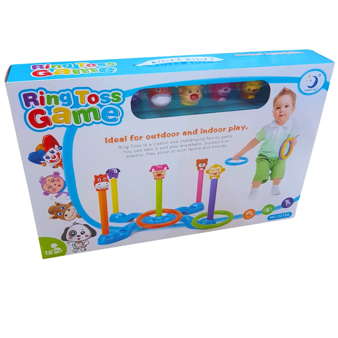 Colorful Ring Toss Game for Kids – Indoor and Outdoor Fun, Ages 18  Months