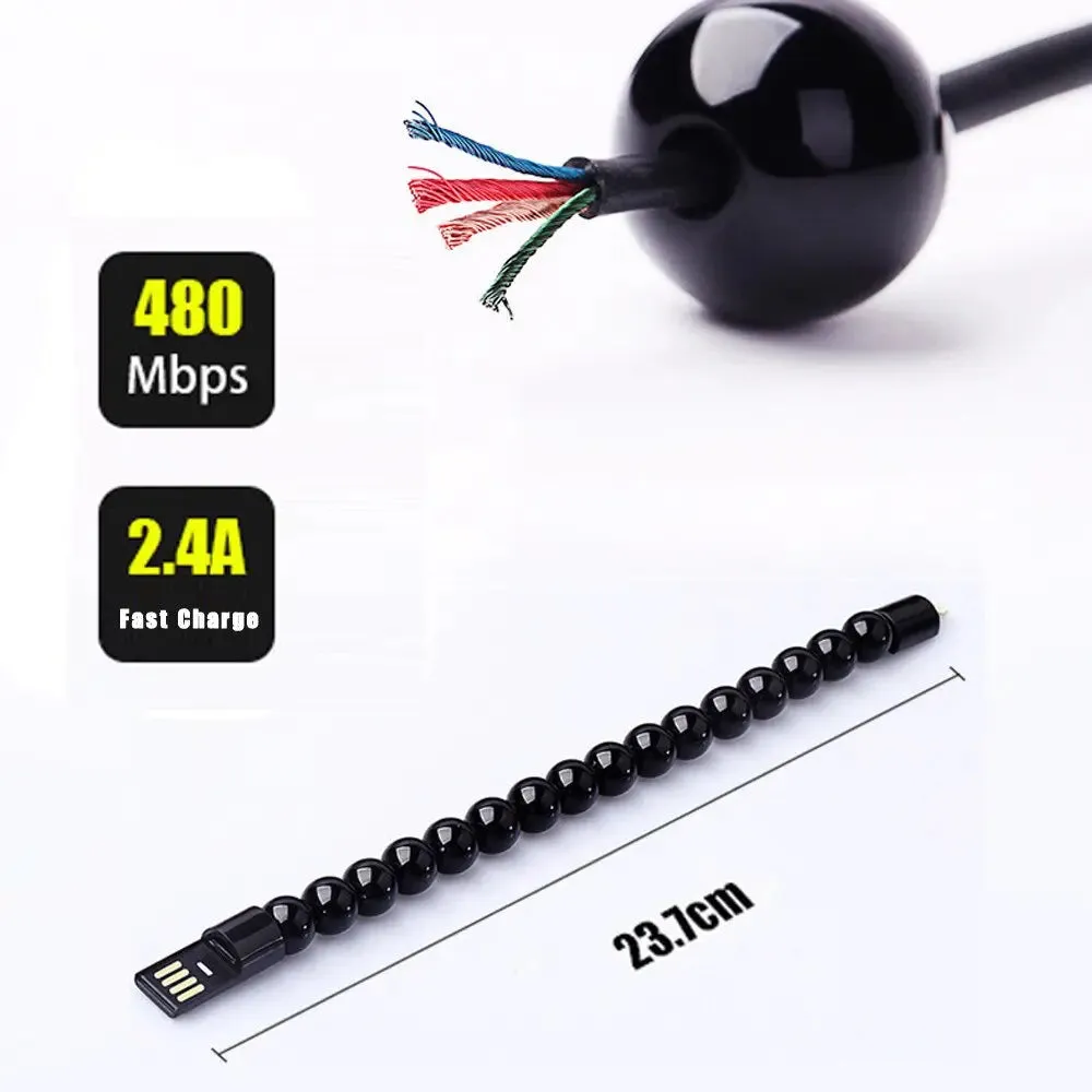 Creative 8Pin Type-C Data Cable Bead