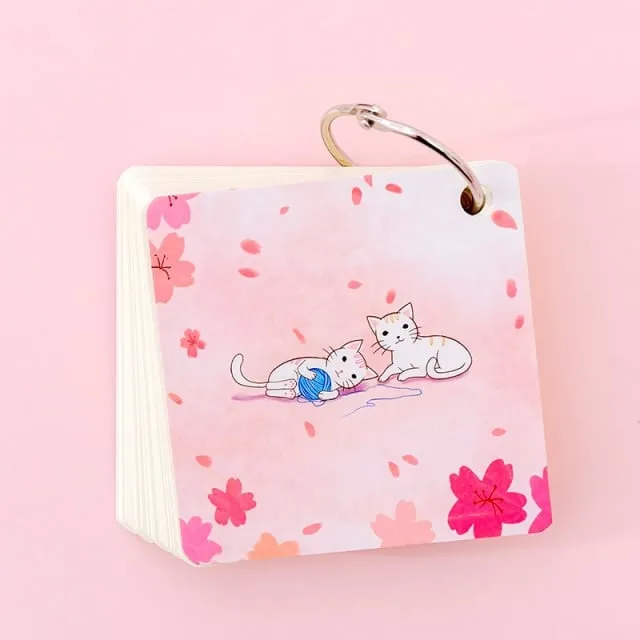 Cute Cat Ring Flashcard