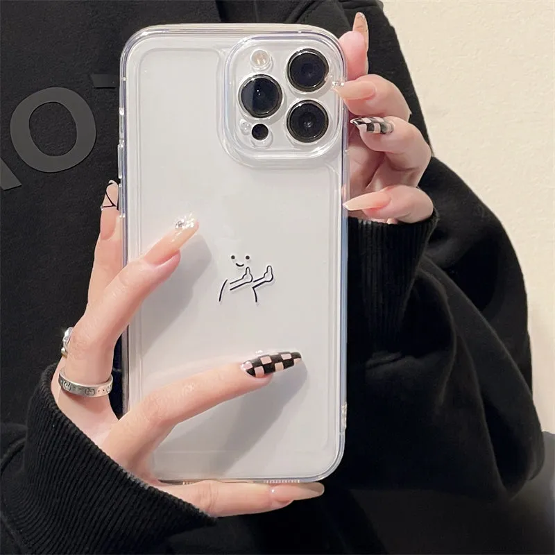 Cute Funny Cartoon Villain iPhone Case
