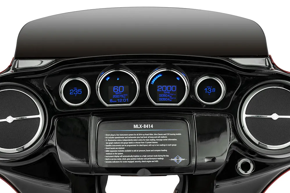 DAKOTA DIGITAL GAUGE SET FOR HARLEY-DAVIDSON® TOURING | 2014-2023