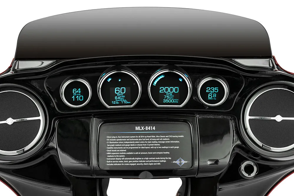 DAKOTA DIGITAL GAUGE SET FOR HARLEY-DAVIDSON® TOURING | 2014-2023