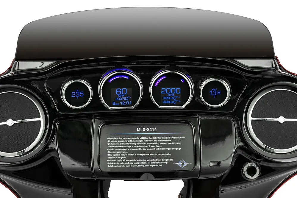 DAKOTA DIGITAL GAUGE SET FOR HARLEY-DAVIDSON® TOURING | 2014-2023