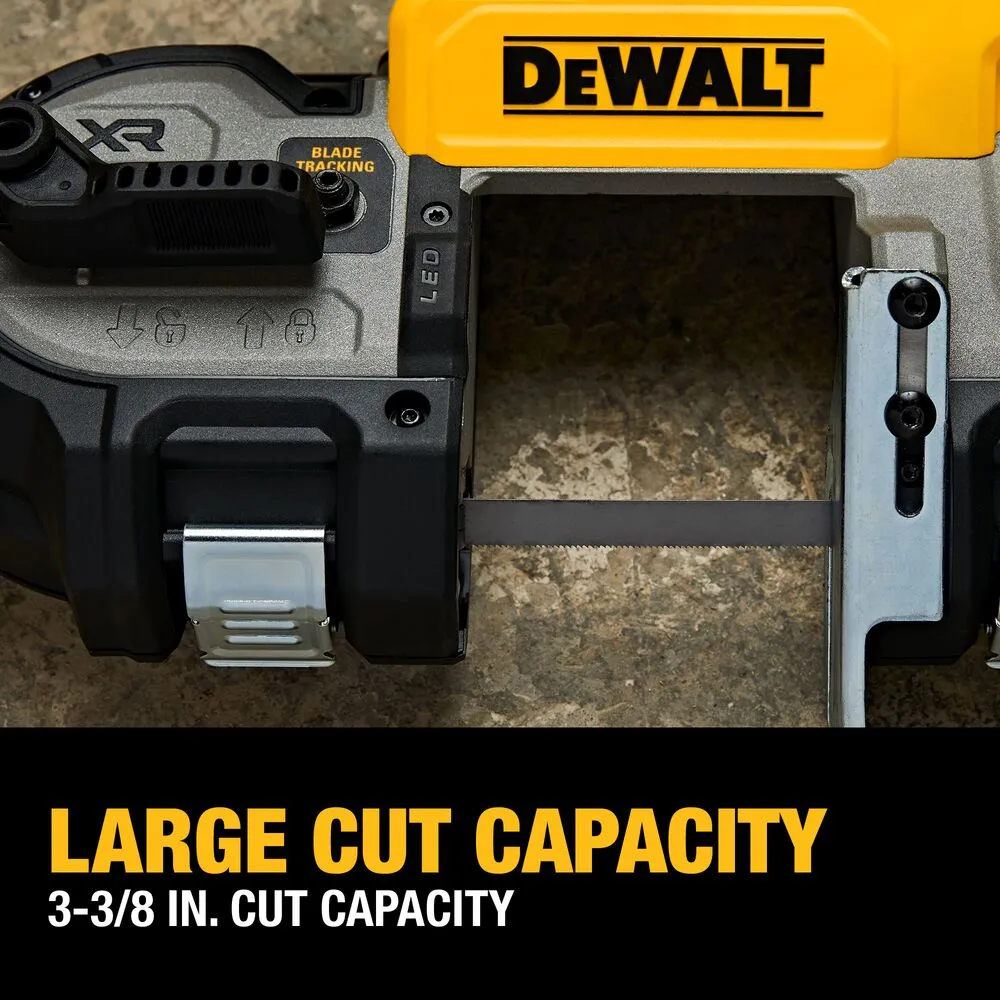 DeWALT DCS378B 20V MAX XR Brushless Cordless Mid-sized Band Saw - Bare Tool