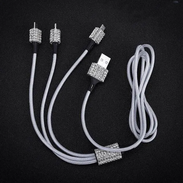 Diamond 3-in-1 USB Phone Charger