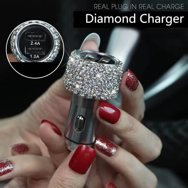 Diamond 3-in-1 USB Phone Charger
