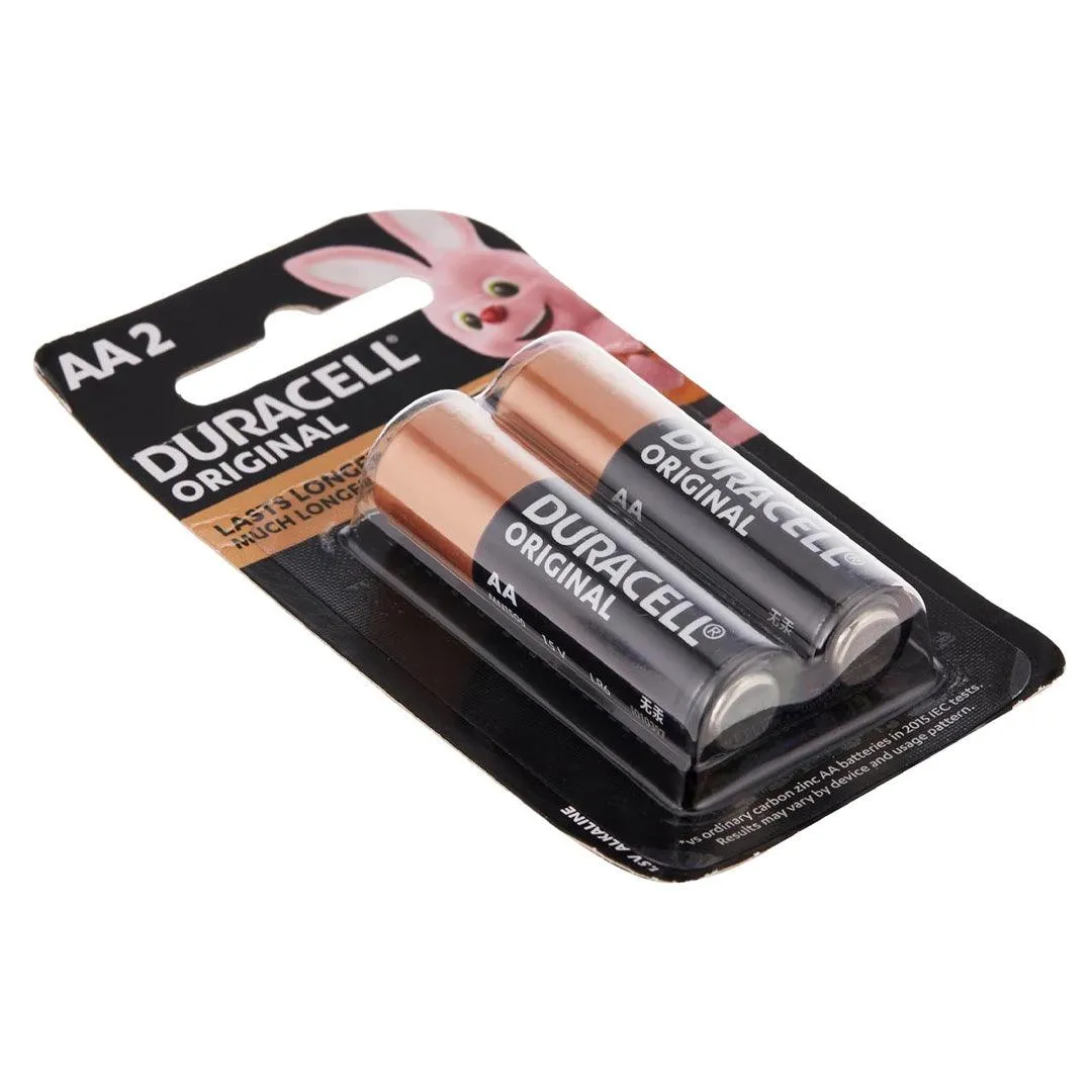 Duracell Original AA 2 Mercury Long Lasting Battery