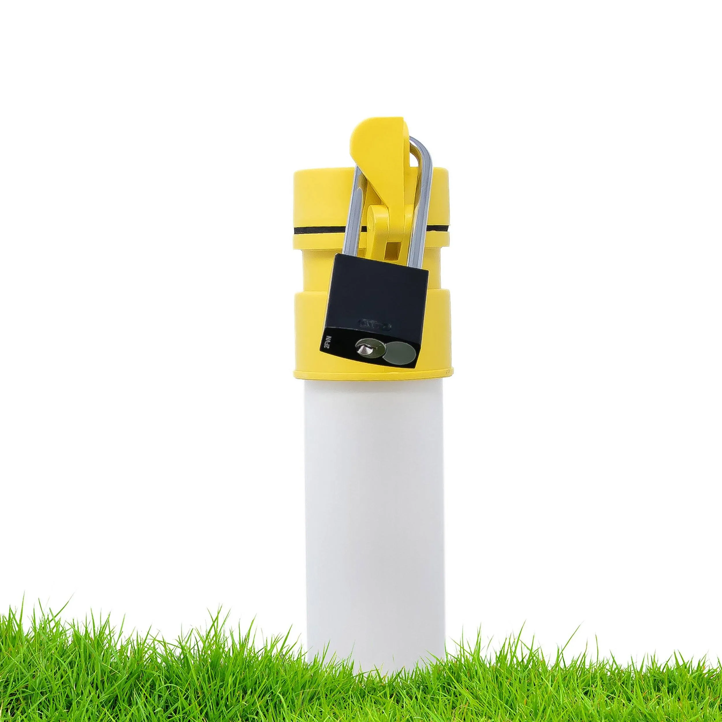 Enviro Design Products: Grip-N-Lock Well monitoring Cap, 2" Yellow