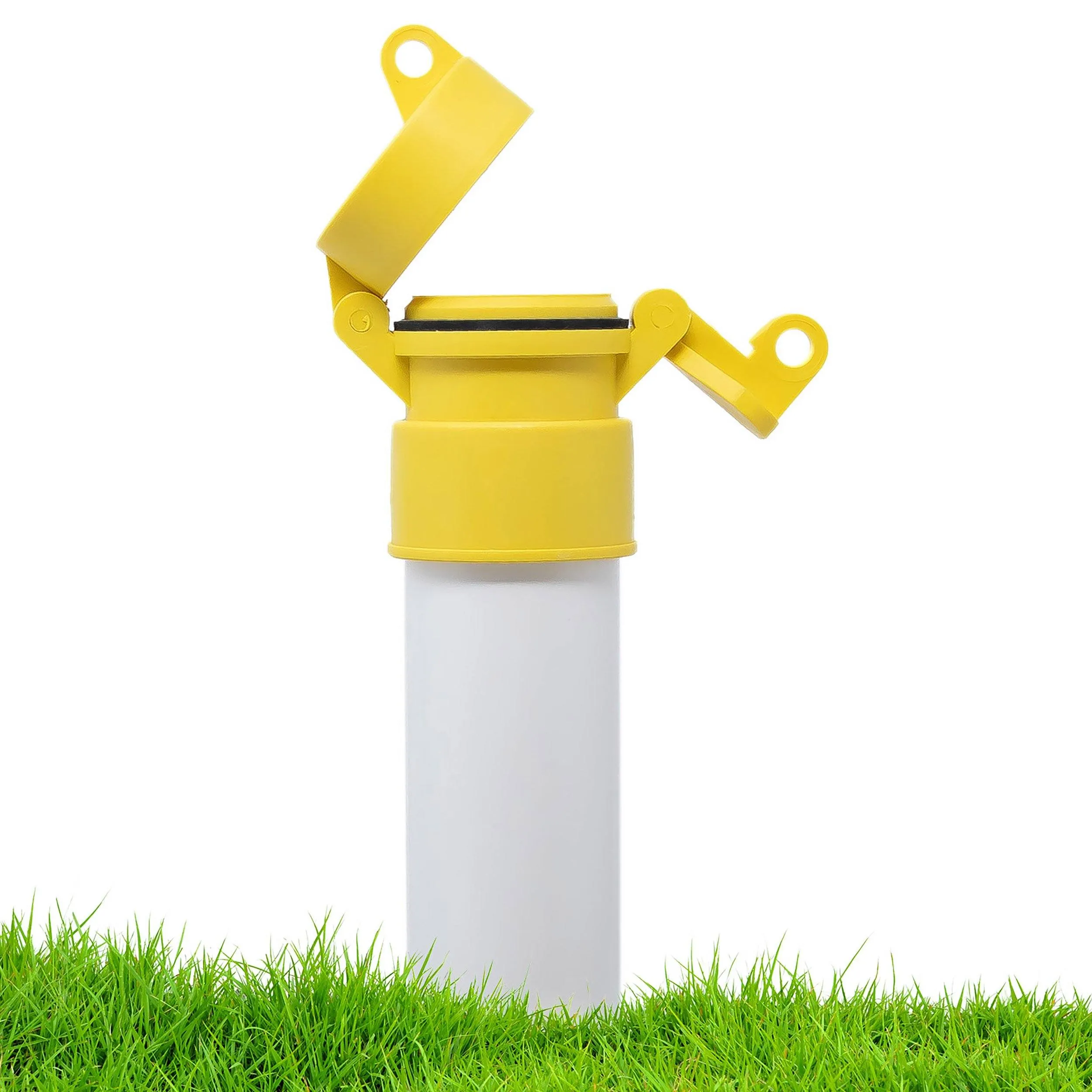Enviro Design Products: Grip-N-Lock Well monitoring Cap, 2" Yellow