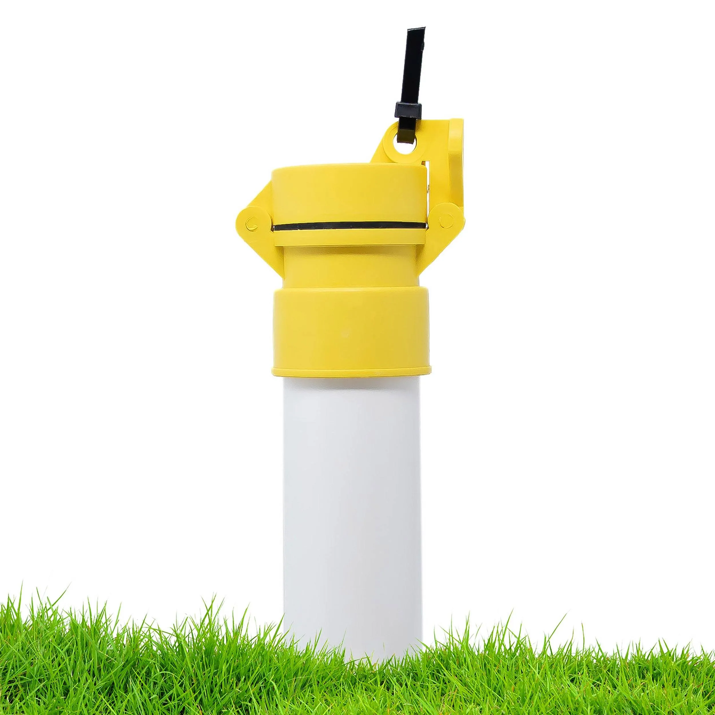 Enviro Design Products: Grip-N-Lock Well monitoring Cap, 2" Yellow