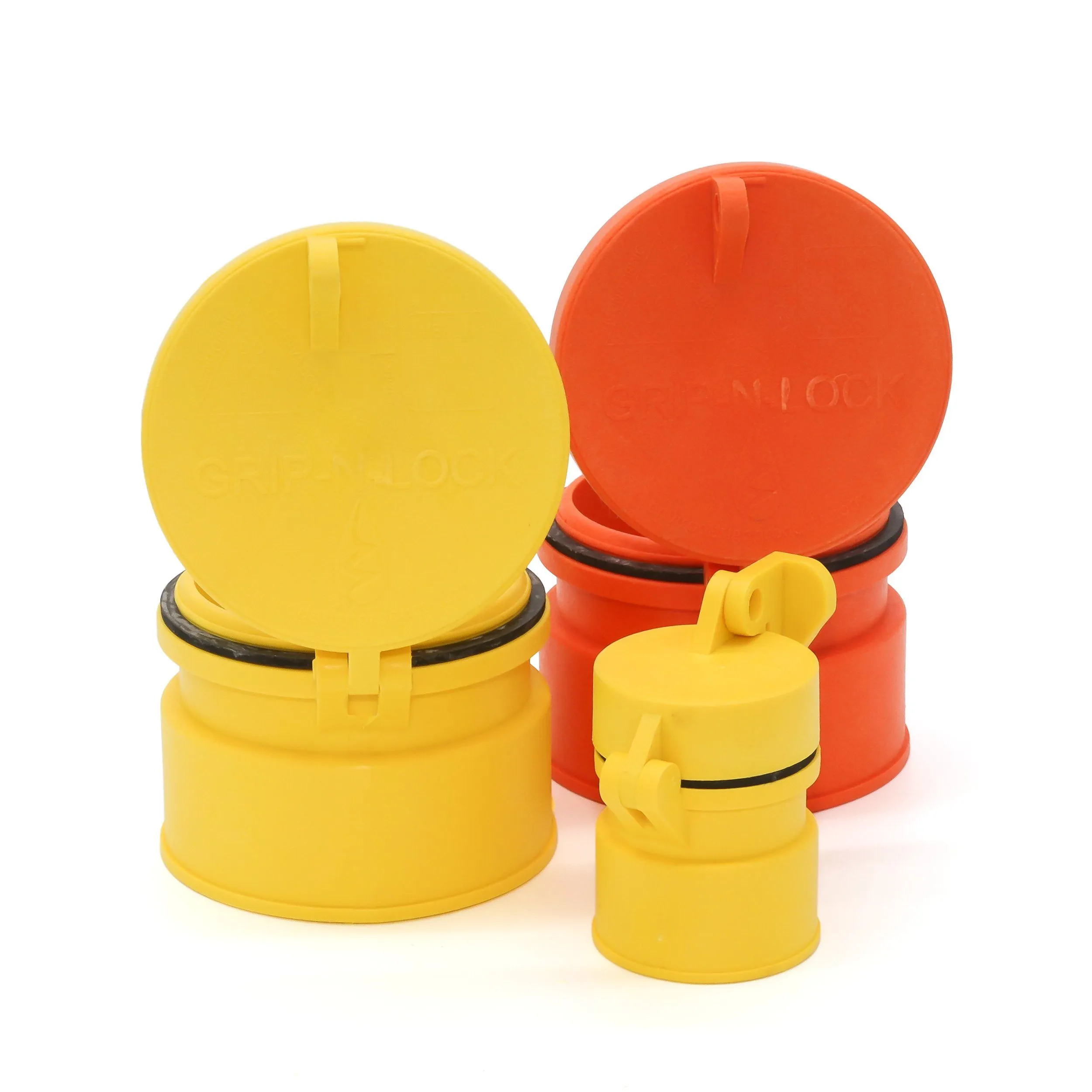 Enviro Design Products: Grip-N-Lock Well monitoring Cap, 2" Yellow