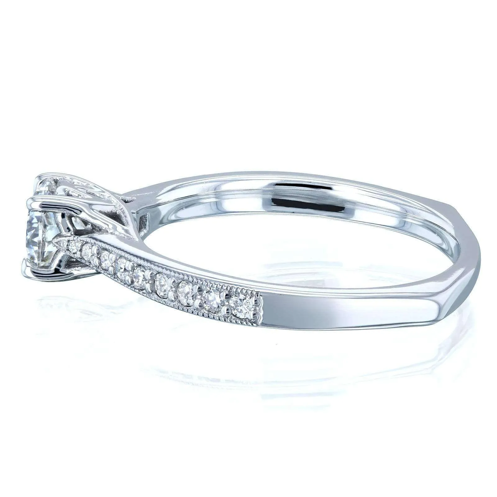 Euro Round - All Diamond 5/8ct.tw (1/2ct ctr)