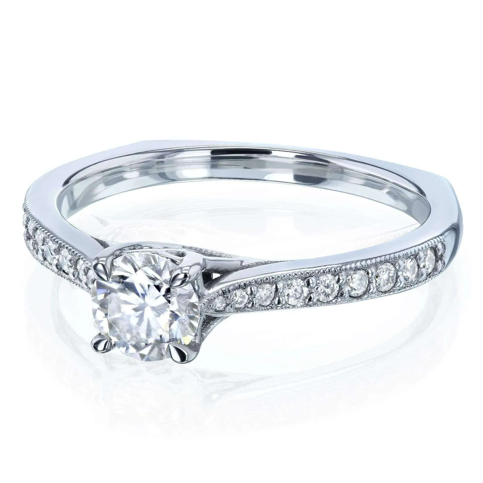 Euro Round - All Diamond 5/8ct.tw (1/2ct ctr)