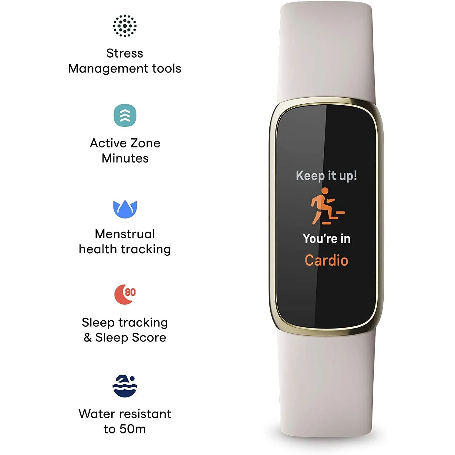 Fitbit Luxe - Lunar White/Soft Gold