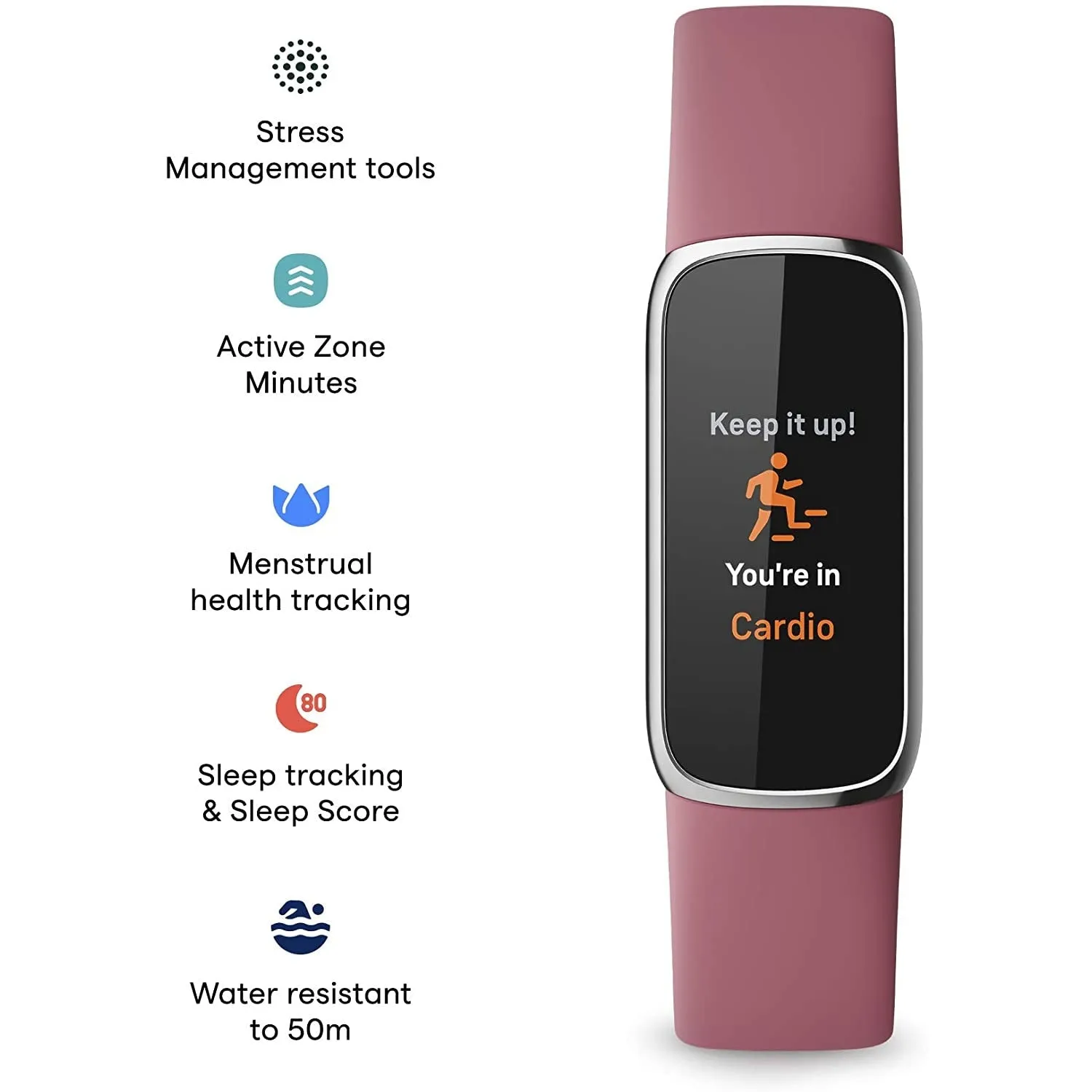 Fitbit Luxe - Orchid/Platinum