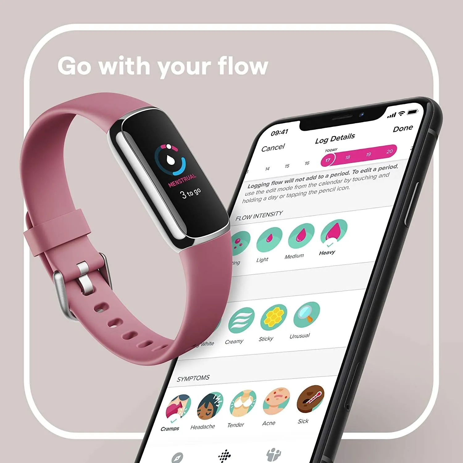Fitbit Luxe - Orchid/Platinum