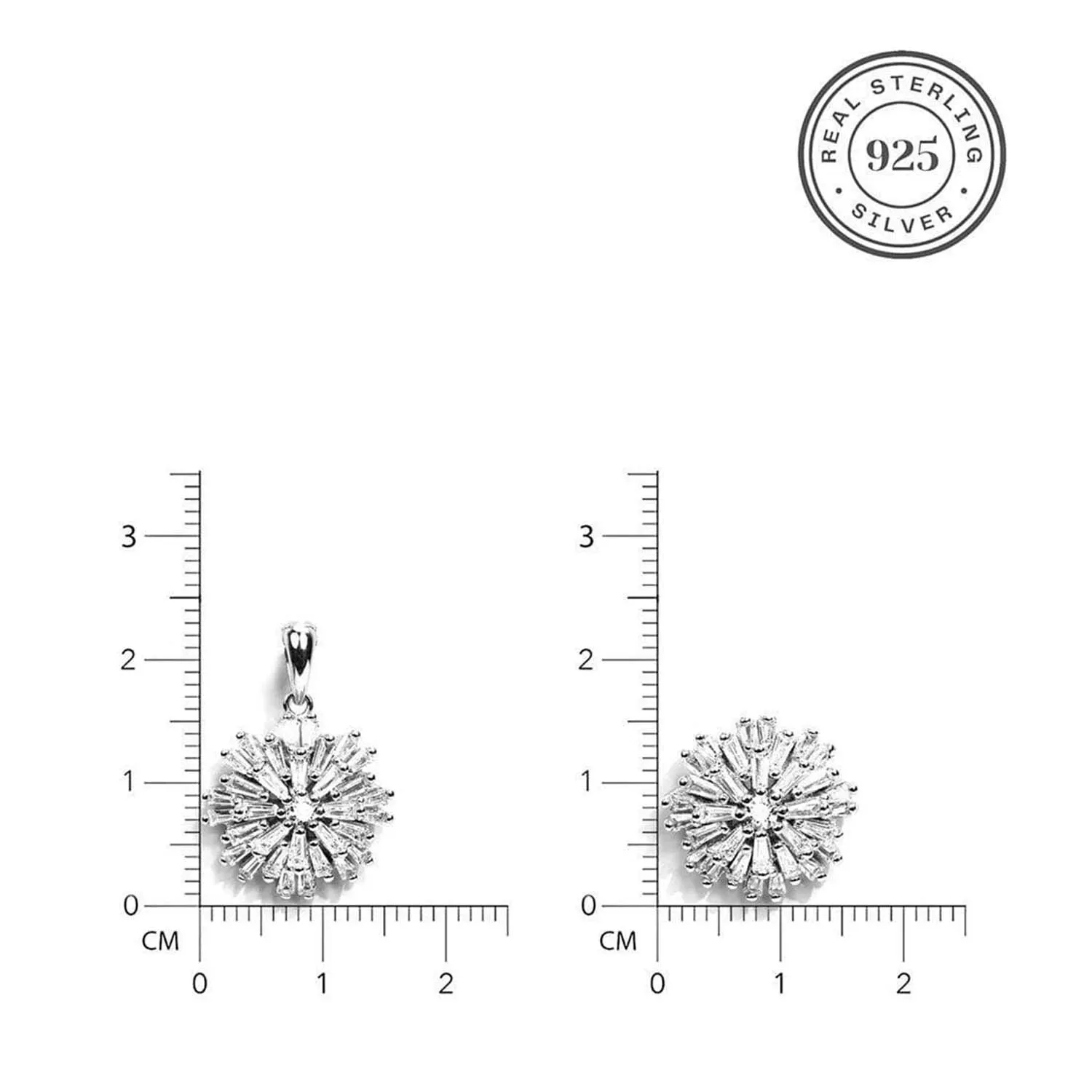 Floral Desire 925 Silver Jewellery Set