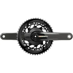 Force AXS Power Meter Bicycle Crankset - 170mm, 2x 12-Speed, 46/33t, Direct Mount, DUB Spindle Interface, Iridescent Gray, D2