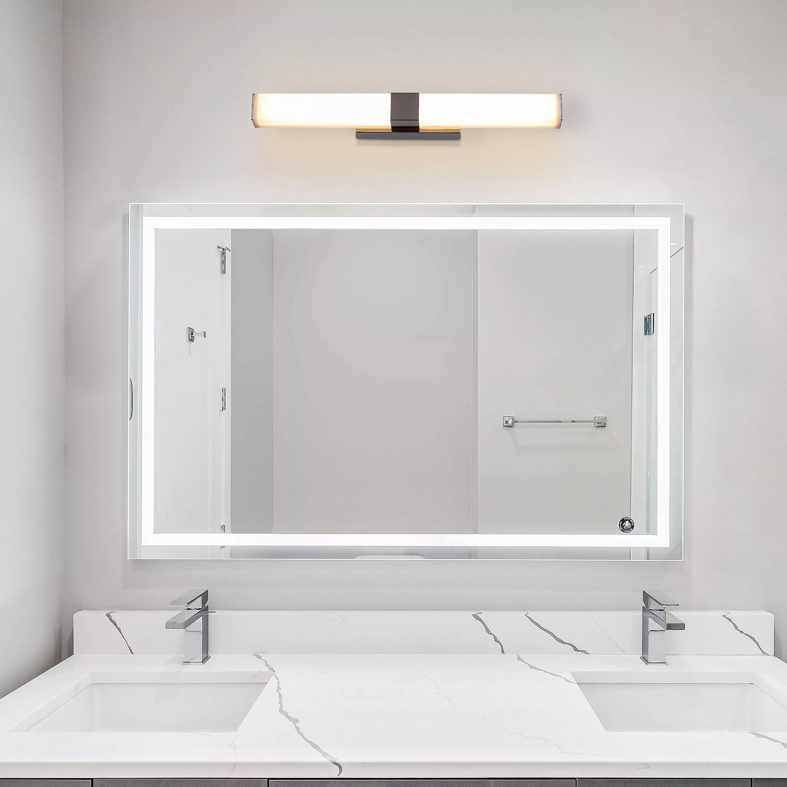 Gesto 15W Modern Style Led Mirror Picture Wall Light- Dressing Table Lights |Bathroom Lights for Wash Basin | 13 Inch Wall Spotlight (Warm White, 3000K)-Pack of 1