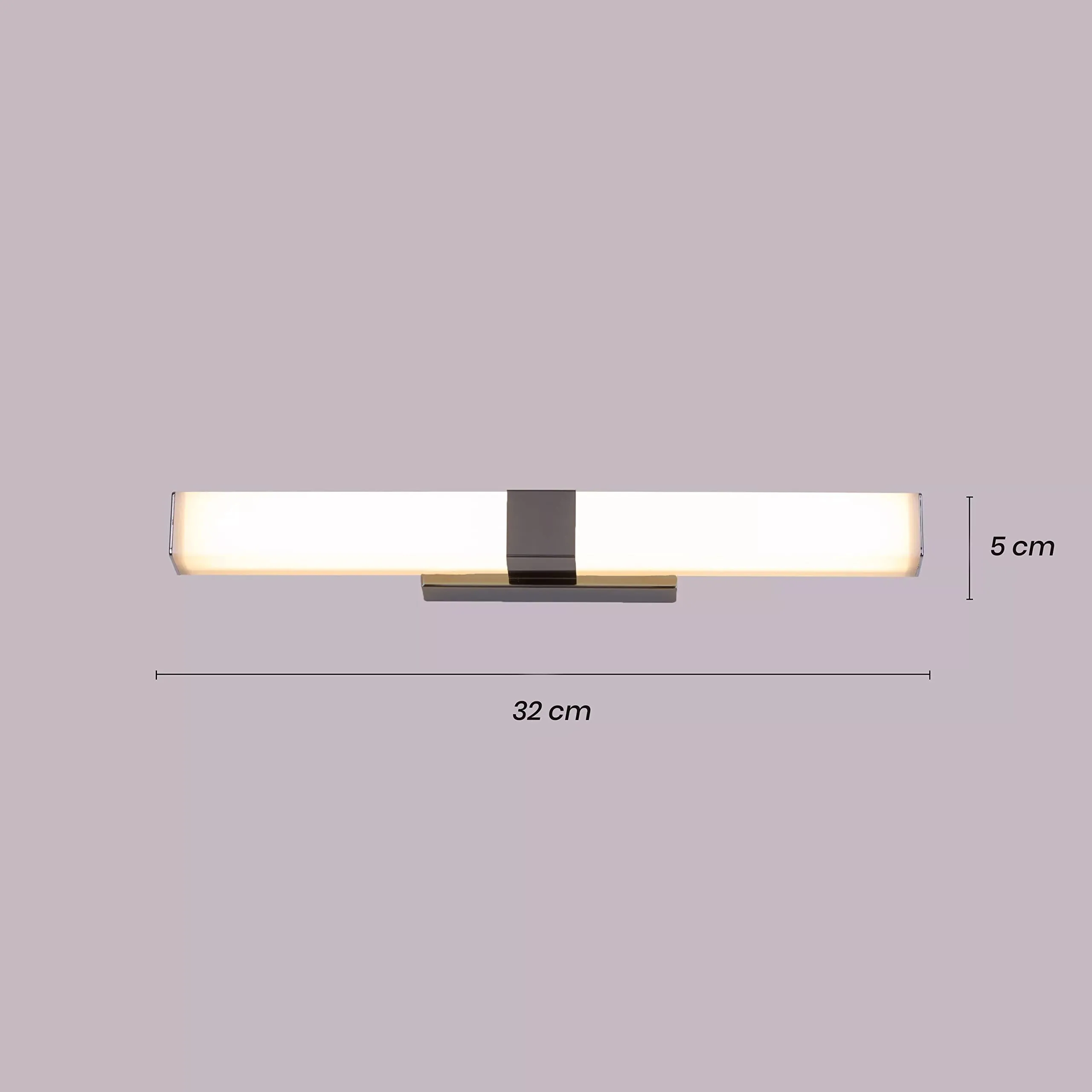 Gesto 15W Modern Style Led Mirror Picture Wall Light- Dressing Table Lights |Bathroom Lights for Wash Basin | 13 Inch Wall Spotlight (Warm White, 3000K)-Pack of 1