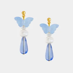 Gisela Butterfly Drop Earrings