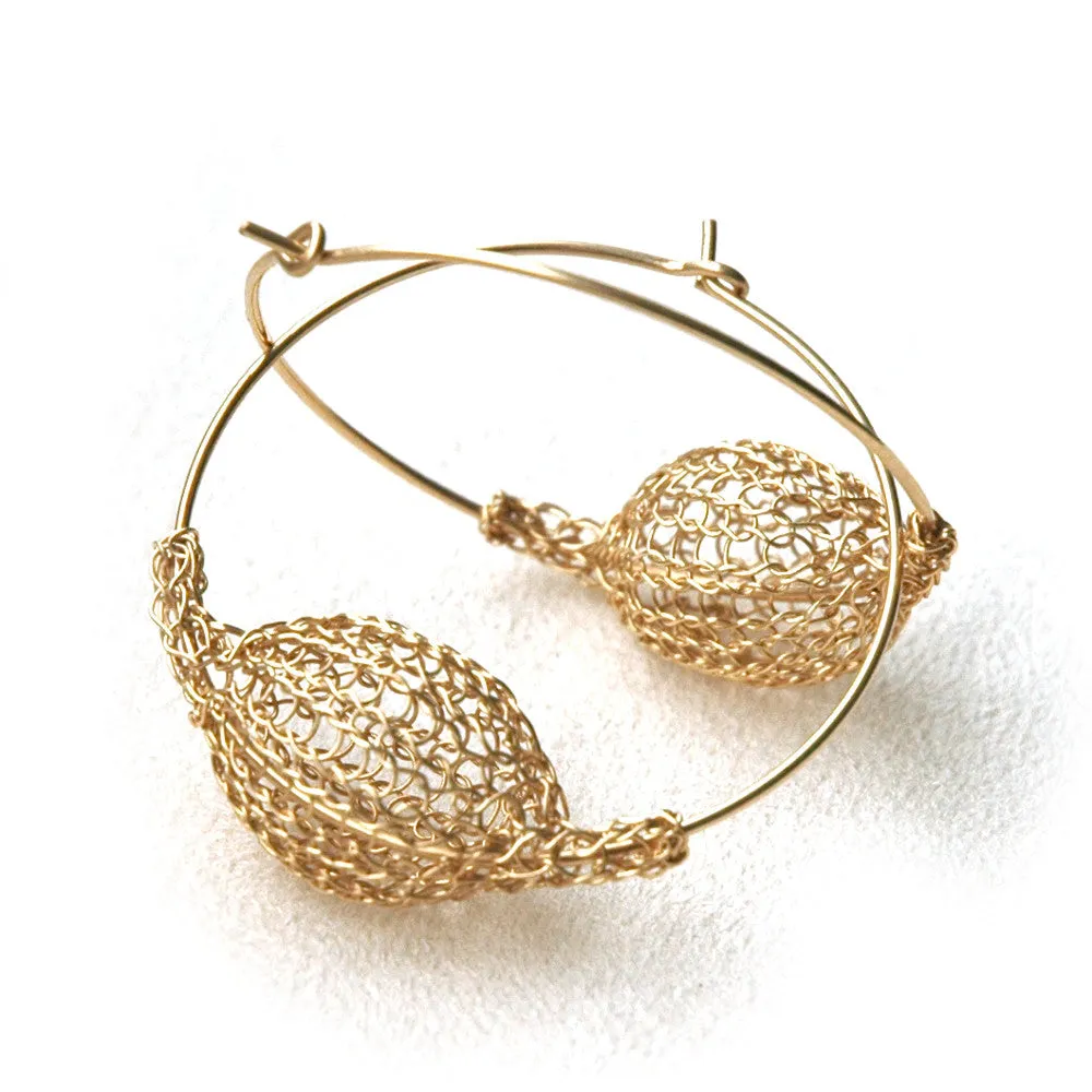 Gold Hoop Earrings