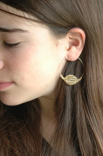 Gold Hoop Earrings