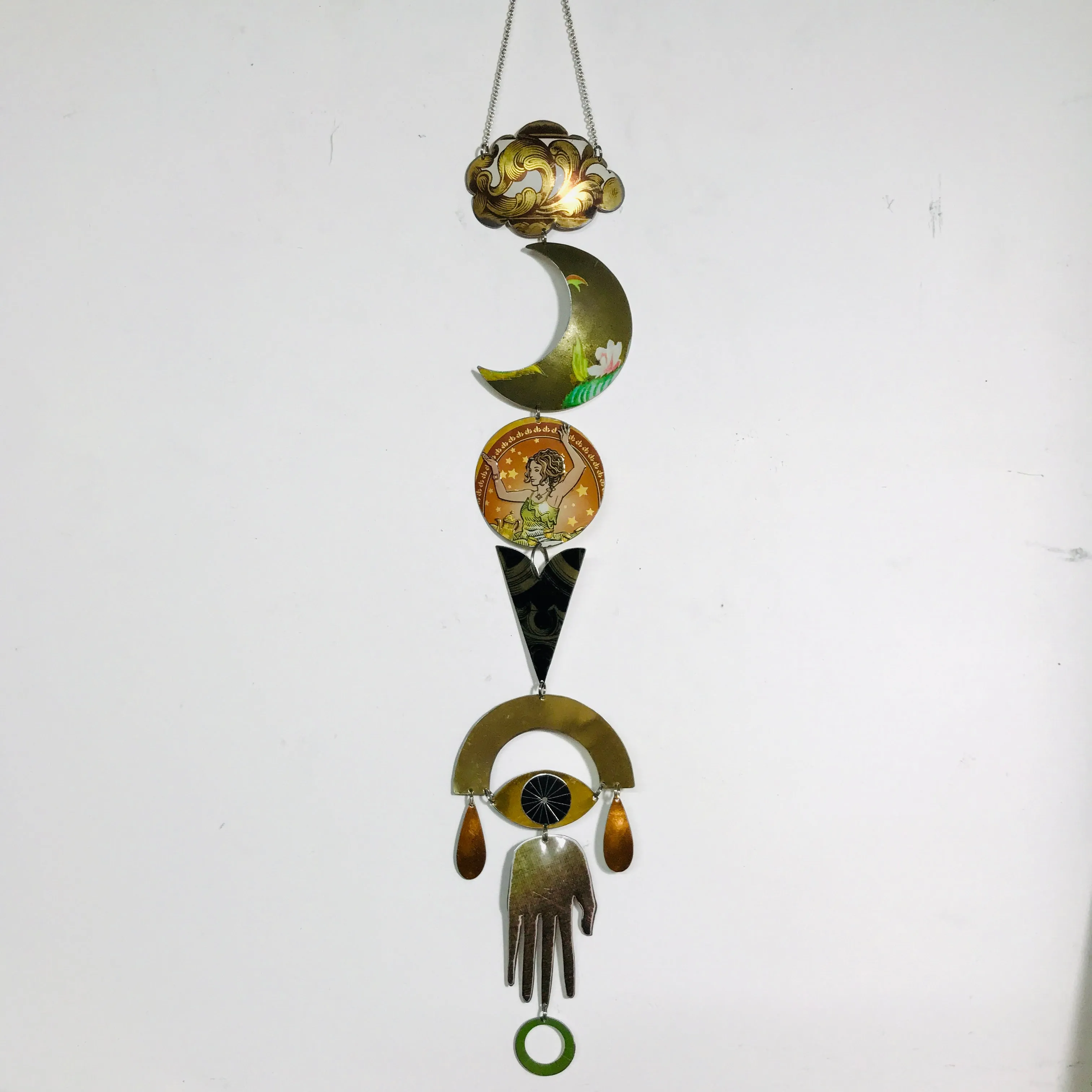 Golden Goddess Protective Talisman Wall Hanging