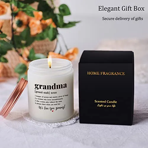 Grandma Birthday Gifts- Funny Grandma Gift Ideas, Candle Gifts for Grandma, Mother’s Day Gifts for Grandma from Granddaughter or Grandson