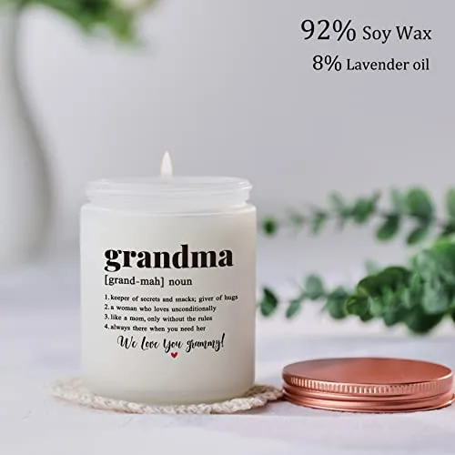 Grandma Birthday Gifts- Funny Grandma Gift Ideas, Candle Gifts for Grandma, Mother’s Day Gifts for Grandma from Granddaughter or Grandson