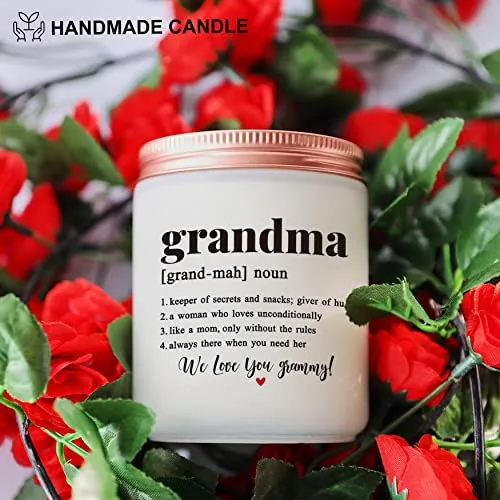 Grandma Birthday Gifts- Funny Grandma Gift Ideas, Candle Gifts for Grandma, Mother’s Day Gifts for Grandma from Granddaughter or Grandson