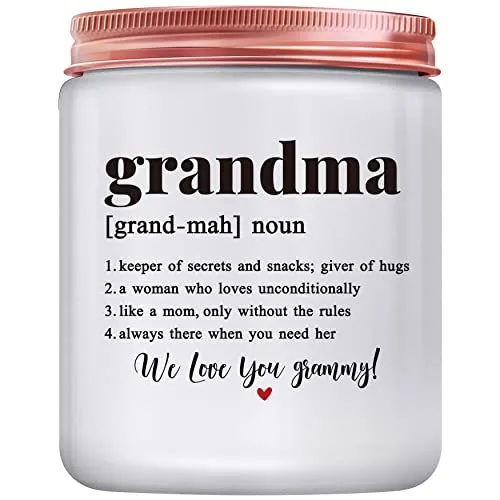 Grandma Birthday Gifts- Funny Grandma Gift Ideas, Candle Gifts for Grandma, Mother’s Day Gifts for Grandma from Granddaughter or Grandson