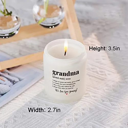 Grandma Birthday Gifts- Funny Grandma Gift Ideas, Candle Gifts for Grandma, Mother’s Day Gifts for Grandma from Granddaughter or Grandson