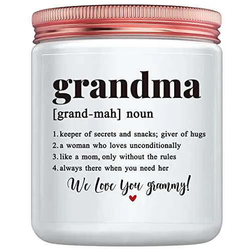 Grandma Birthday Gifts- Funny Grandma Gift Ideas, Candle Gifts for Grandma, Mother’s Day Gifts for Grandma from Granddaughter or Grandson