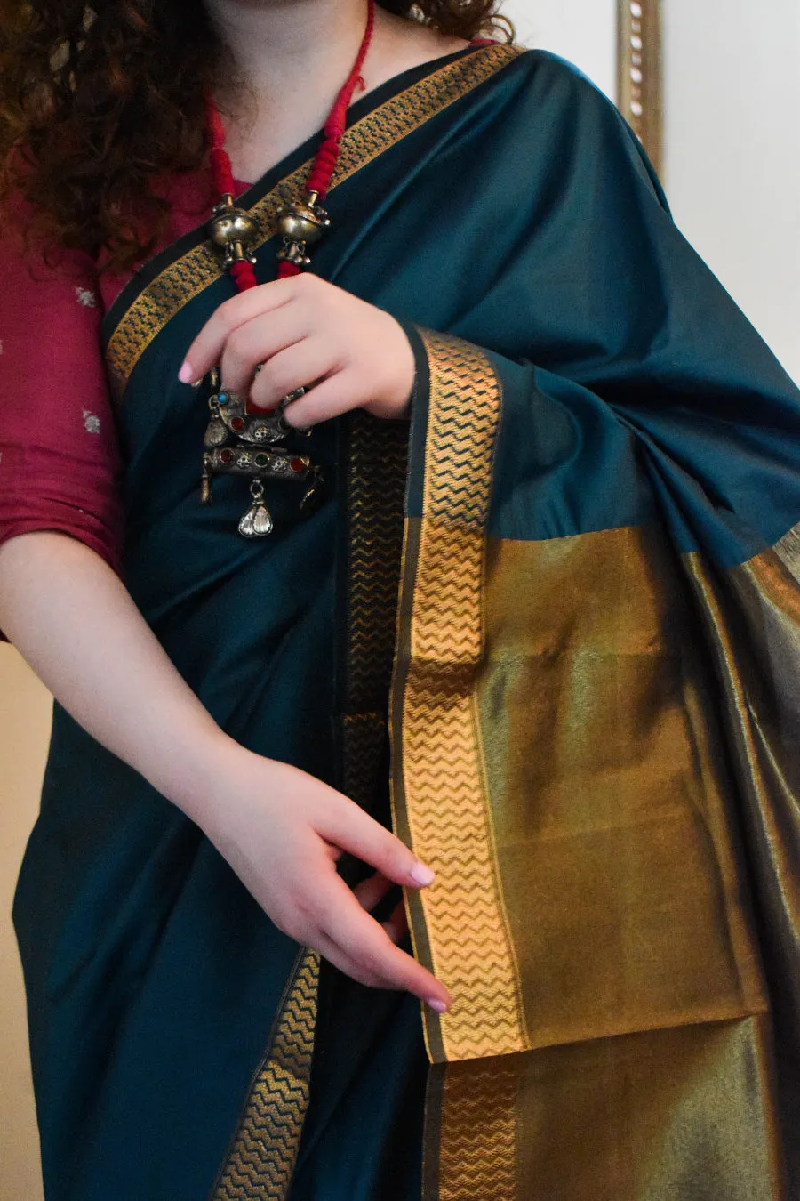 Handloom Silk: Hiran