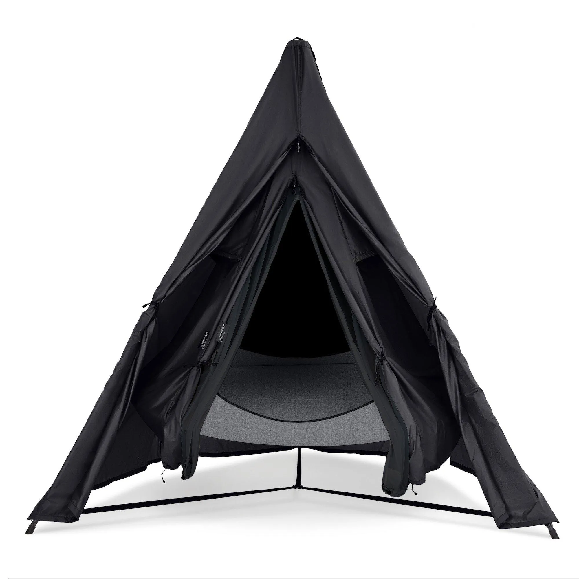 Hangout Pod  Hangbed With Black Stand/ Black Rope Set (six colours)
