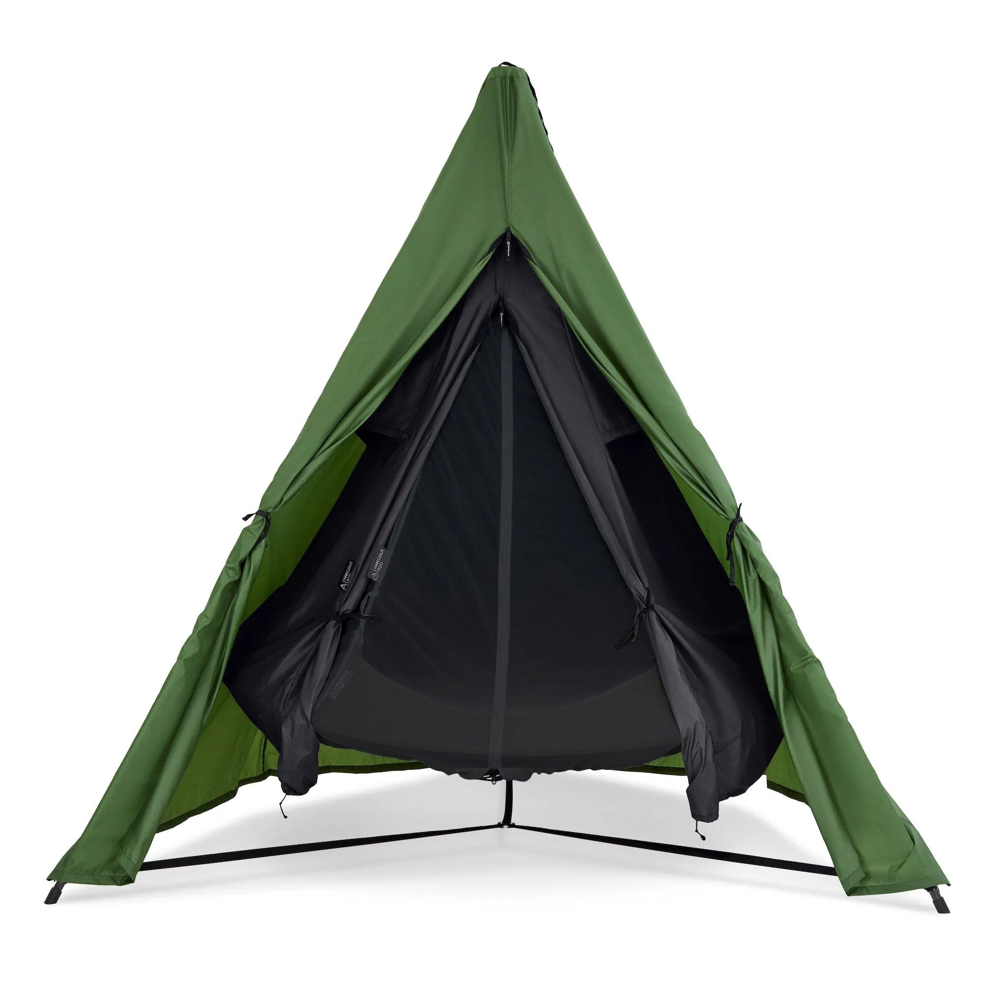 Hangout Pod  Hangbed With Black Stand/ Black Rope Set (six colours)